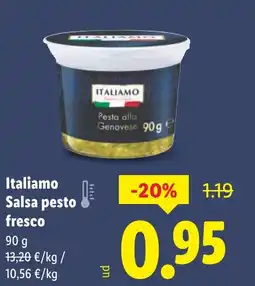 Lidl ITALIAMO Salsa pesto fresco oferta