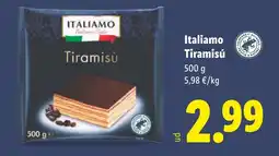 Lidl ITALIAMO Tiramisú oferta