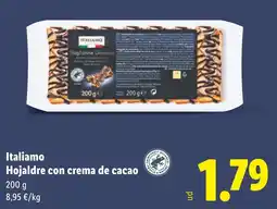 Lidl ITALIAMO Hojaldre con crema de cacao oferta