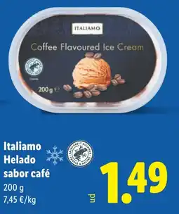 Lidl ITALIAMO Helado sabor café oferta