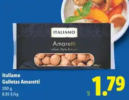 Lidl ITALIAMO Galletas Amaretti oferta