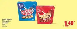 Lidl Family Biscuits Mini cookies / speculoos oferta