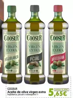 E.Leclerc Coosur - aceite oliva virgen extra picual/ hoiblanca/ cornicabra o arbequina oferta
