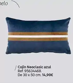 Leroy Merlin Cojín neoclasic azul oferta