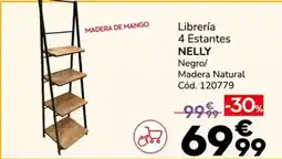 Conforama Nelly - librería 4 estantes oferta