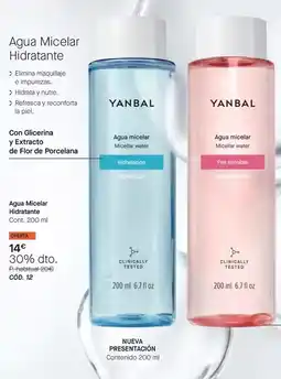 Yanbal Yanbal - agua micelar hidratante oferta