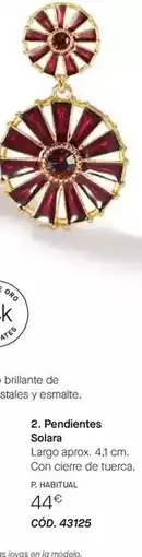 Yanbal Pendientes solara oferta
