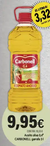 Cash Ifa CARBONELL Aceite oliva 0,4° garrafa oferta