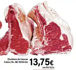Cash Ifa MC KEEN Chuletero de vacuno entero 18+ oferta