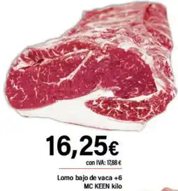 Cash Ifa MC KEEN Lomo bajo de vaca +6 oferta