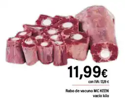 Cash Ifa MC KEEN Rabo de vacuno vacío oferta