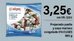 Cash Ifa IFA EUGES Preparado paella y sopa marisco congelado oferta