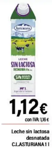 Cash Ifa C.LASTURIANA Leche sin lactosa desnatada oferta