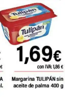 Cash Ifa TULIPÁN Margarina sin aceite de palma oferta