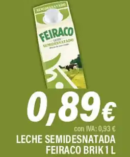 Cash Ifa FEIRACO Leche semidesnatada oferta