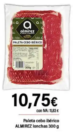 Cash Ifa ALMIREZ Paleta cebo ibérico lonchas oferta