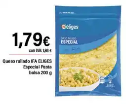 Cash Ifa IFA ELIGES Queso rallado Especial Pasta oferta