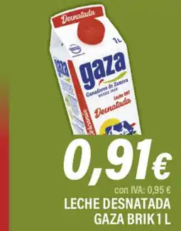 Cash Ifa GAZA Leche desnata oferta