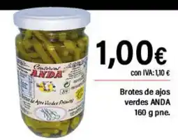 Cash Ifa ANDA Brotes de ajos verdes oferta