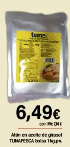 Cash Ifa TUNAPESCA Atún en aceite de girasol oferta