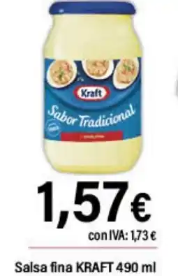 Cash Ifa KRAFT Salsa fina oferta