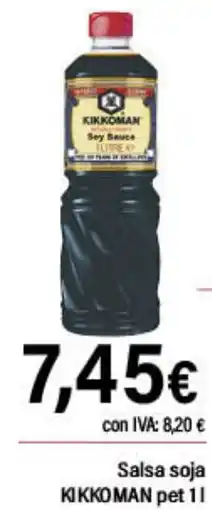 Cash Ifa KIKKOMAN Salsa soja pet oferta