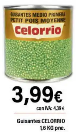 Cash Ifa CELORRIO Guisantes oferta