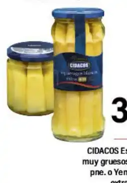 Cash Ifa CIDACOS Espárragos blancos muy gruesos 6/12 frasco pne. o Yemas de espárragos extra frasco oferta