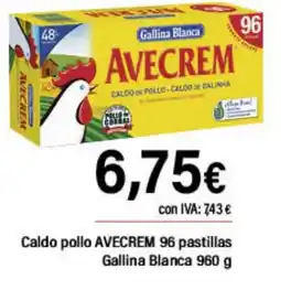 Cash Ifa GALLINA BLANCA Caldo pollo 96 pastillas oferta