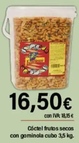 Cash Ifa Cóctel frutos secos con gominola cubo oferta