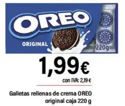 Cash Ifa OREO Galletas rellenas de crema original caja oferta