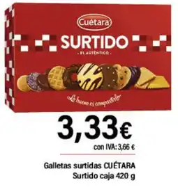 Cash Ifa CUÉTARA Galletas surtidas Surtido caja oferta
