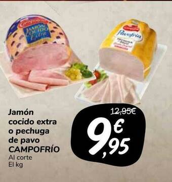 Carrefour Market Jamón Cocido Extra O Pechuga De Pavo Campofrío oferta