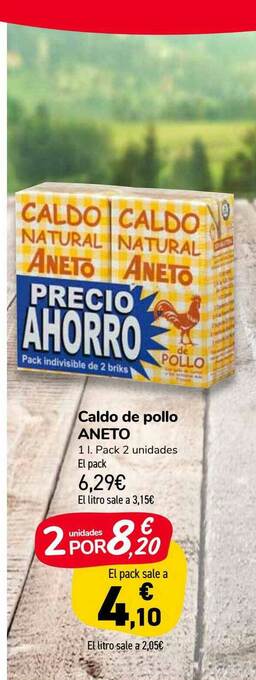 Carrefour Market Caldo De Pollo Aneto oferta
