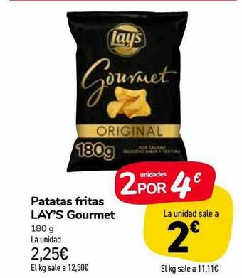 Carrefour Market Patatas Fritas Lay's Gourmet oferta