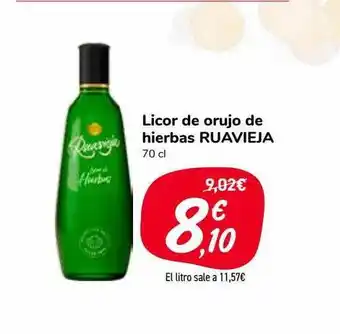 Carrefour Market Licor De Orujo De Hierbas Ruavieja oferta