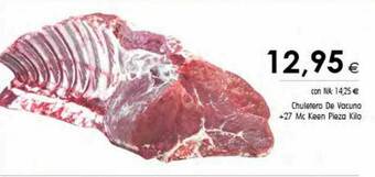 Cash Ifa Chuletero De Vacuno +27 Mc Keen Pieza oferta