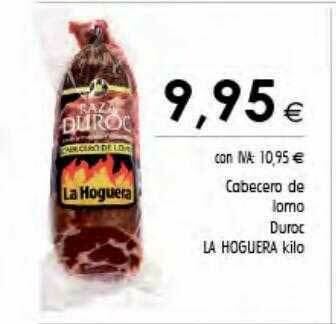 Cash Ifa Cabecero De Lomo Duroc La Hoguera oferta