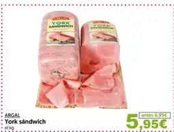 Hiper Usera ARGAL York sándwich oferta