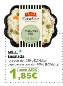 Hiper Usera ARGAL Ensalada oferta