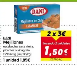 Hiper Usera DANI Mejillones oferta