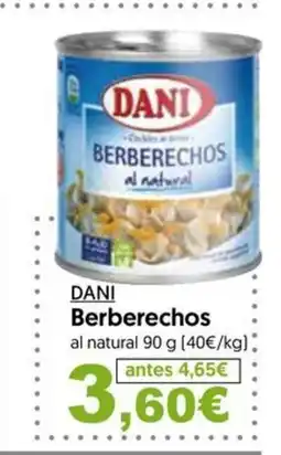 Hiper Usera DANI Berberechos oferta