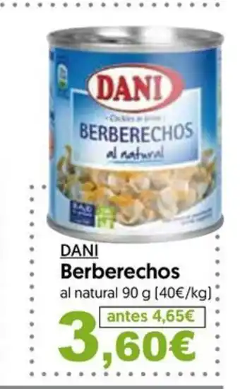 Hiper Usera DANI Berberechos oferta