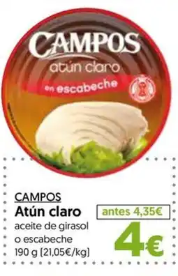 Hiper Usera CAMPOS atún claro oferta