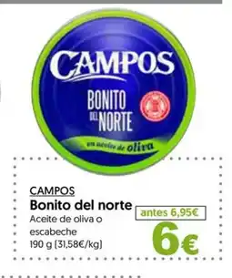 Hiper Usera CAMPOS Bonito del norte oferta