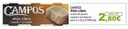 Hiper Usera CAMPOS Atún claro oferta