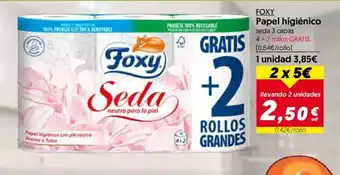 Hiper Usera FOXY Papel higiénico oferta