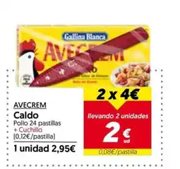 Hiper Usera AVECREM Caldo oferta