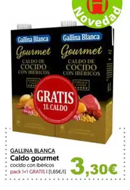 Hiper Usera GALLINA BLANCA Caldo gourmet oferta