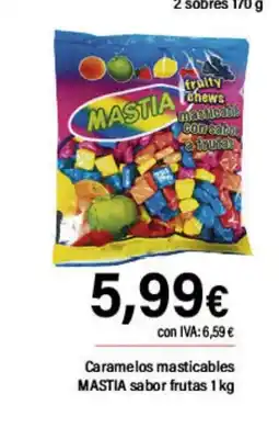 Cash Ifa MASTIA Caramelos masticables sabor frutas oferta